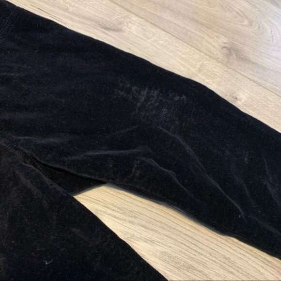 J Brand Black velvet skinny jeans plush size US 25 - Picture 4 of 11